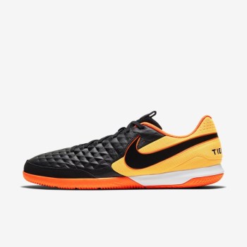 Nike Tiempo Legend 8 Academy IC - Női Focicipő - Fekete/Narancssárga/Fekete